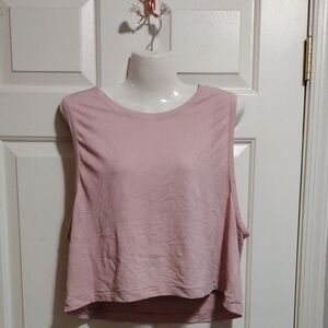 PINK Victoria's Secret Soft Seamless Mauve Muscle Tank Top Size XXL 🆕